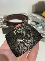Black Skull Belt Buckle