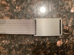 Grip6 36 inch gun medal casual W/ Grey Buckle w/ strap. New 1,75 Width