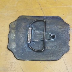 Americas Heroes Fire Dept. Boston Belt Buckle Western Style