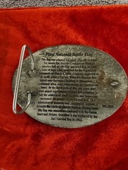 First National Flag Belt Buckle