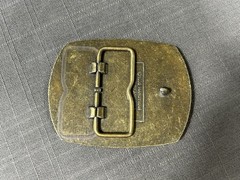 Handyman Club Of America Life Member Vintage Brass Belt Buckle