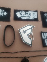 NEW Famous Stars & Straps BELT BUCKLE Patches KEYCHAIN Dog Tag STICKERS fsas LOT