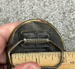 VTG Americas Heritage The Right To Bear Arms Belt Buckle Great American Co 1980s