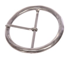 2 3/4&Prime; (70 mm) Single Prong Round Circle Center Bar Belt Buckle
