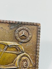 Vintage Lewis Buckles Chicago Mercedes Benz Cabriolet A Brass Belt Buckle