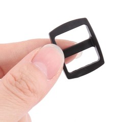 Travel Plastic Adjustable Backpack Glide Buckle Black 15mm Strap Width 12pcs