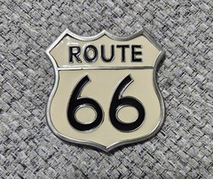 Vintage 1980s Route 66 Belt Buckle – Made In USA – Nice Condition