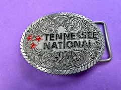 Tennessee National 2024 4th Place U21 Women&rsquo;s Enduro Trophy Award Belt Buckle