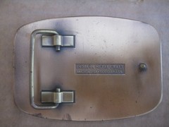 Vintage OSL Crane Brass Belt Buckle – Indiana Metal Craft