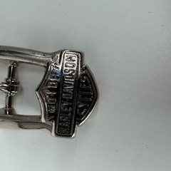 Harley-Davidson Belt Buckle Mens Silver Metal Shield Logo Motorcycles 1.5&Prime;x2.5&Prime;