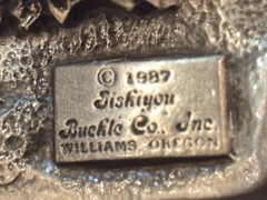 Vintage 1987 USMC Marine Corps Belt Buckle by Siskiyou made in USA