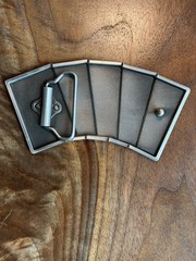 5 ACES Belt Buckle Stylish and Functional Gift for man RARE FIND UNIQUE