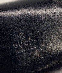 GUCCI Pre-Owned Braided Leather Belt Black