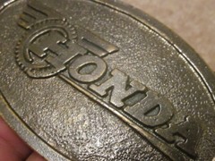 Vintage 70&rsquo;s Honda Dirt Bike Men&rsquo;s Belt Buckle