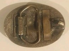 Vintage 1987 Bass Anglers Sportsman Society Twentieth Anniversary Belt Buckle