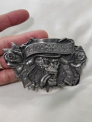 Guns N Roses Belt Buckle The Brockum Collection Made In U.S.A. VINTAGE
