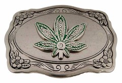 12 Pc LOT Rastafarian Lion Judah Marijuana Leaf Weed Pot Belt Buckles Wholesale