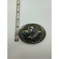 Vintage 1988 Eagle Mountain Scene Belt Buckle – Made in USA – CH Inc., #1153
