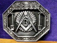 Great/Fun/Fashionable Belt Buckle Masonic Free Mason Ornate Column Vault Design