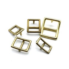 Brass Casted Buckle No Center Pin 5 Size 9.6/13.8/16.1/19.5/24mm