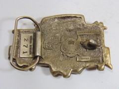 Vintage Collectible Limited Edition Railroad Train Caboose Belt Buckle 1970s