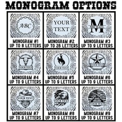 Custom Personalized Belt Buckle Monogrammed Western Buckle for Belts Wide 1.5&Prime;