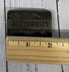 Vintage Henry Heide Jujyfruits 2&Prime; Belt Buckle Oden 1975