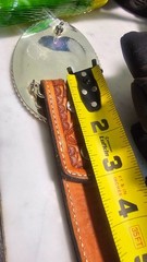 Montana Silversmiths Western Belt Buckle End of the Trail & Custom 48&Prime; Belt
