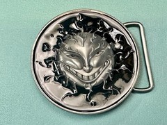 Falling Evil Sun Face – Solar Flare Black Color Belt Buckle By Buckle Rage