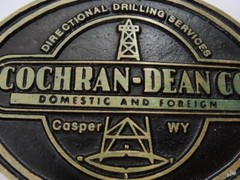 Cochran-Dean Belt Buckle Drilling Services Casper Wyoming DynaBuckle Bronze