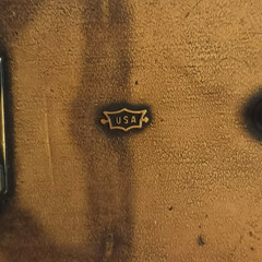 Vintage Lineman Men&rsquo;s Belt Buckle 3&Prime;x2&Prime; In Snow Storm Electric Power Made in USA