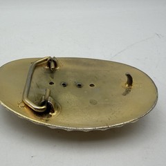 Colorado Springs Plus 100 Pikes Peak Or Bust Coin Belt Buckle Gold Tone