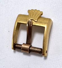 Original Rolex WOMEN&rsquo;S 10mm buckle with GOLD PLATING. 50s