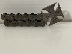West Coast Choppers chain link Belt Buckle and Bottle opener preowned