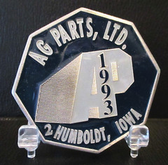 Ag Parts Ltd Humbolt Iowa AP Truck Parts 1993 Belt Buckle Tractor Crawler Skid