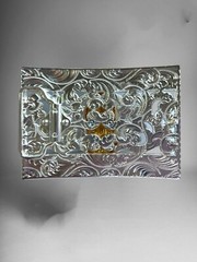 Hebilla Vaquera Mexico western Style Mexico Buckle Flag