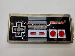 Official Classic Nintendo NES System Video Game Controller Figural Belt Buckle