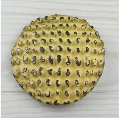 Circle Studded Metal Belt Buckle Ethnic Boho Style – Vintage Design
