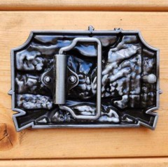 NEW DEER ANIMAL WILDLIFE HORN RIFLE GUNS MOUNTAIN WILD BELT BUCKLE