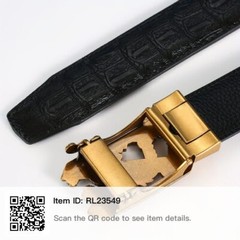 MEN&rsquo;S FASHION BELT, STYLISH DRAGON PATTERN DESIGN, DURABLE ALLOY