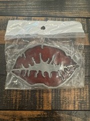 Red Lipstick Kiss Pucker Smooch Novelty Great American Products Belt Buckle