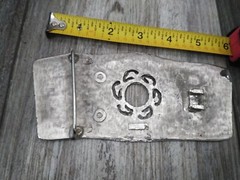 Vintage XL Large Handmade Mexican Belt Buckle DESERT / NATURE MOTIF (6&Prime;X2.3/4&Prime;)