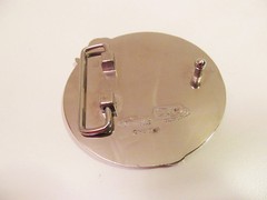 *Flintstones Pebbles Silver Tone & Enamel Belt Buckle GTO Design Studio