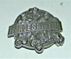 2009 MARVEL Comic HEROES VS VILLAINS Brass BELT BUCKLE Nickel Silver Color E.C.