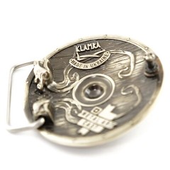 German silver belt buckle Viking Shield, warrior buckle, Scandinavian buckle