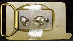WB01188 *NOS* 2010 BRADFORD EXCHANGE **JOHN WAYNE – THE DUKE (BOOTS)** BUCKLE