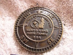 Vintage Belt Buckle BSA Boy Scouts America Scout O Rama Marin Council