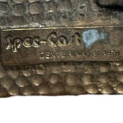 Vintage Brass/Bronze Keep Everybody Country Western Belt Buckle 1979