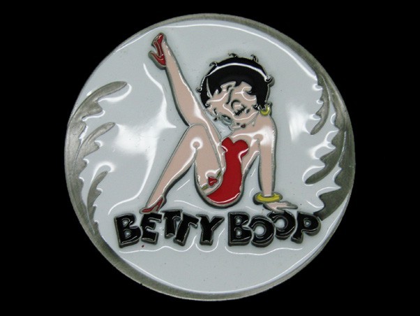TC13141 REALLY COOL 2008 **BETTY BOOP** CARTOON ART BELT BUCKLE