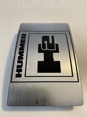 GM Officially Licensed Hummer H2 Belt Buckle for 1.5&Prime; Belt 3.75&Prime; x 2.5&Prime; Front